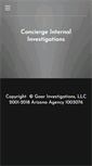 Mobile Screenshot of goarinvestigations.com