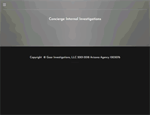 Tablet Screenshot of goarinvestigations.com